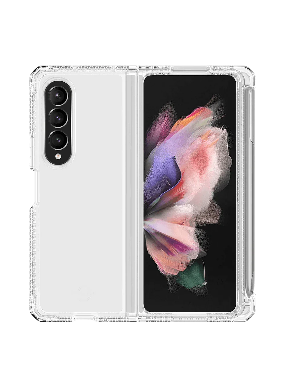 Itskins Hybrid ClearGalaxy Z Fold4 Case With Pen Holder - Transparent - Tashqila Itskins Hybrid ClearGalaxy Z Fold4 Case With Pen Holder - Transparent - Tashqila